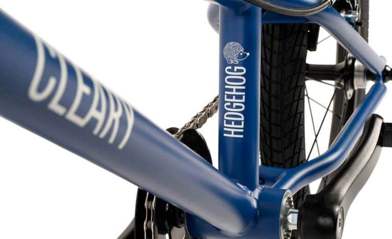 Cleary Hedgehog 16" Single Speed Bike Blue Hawaii Closeup
