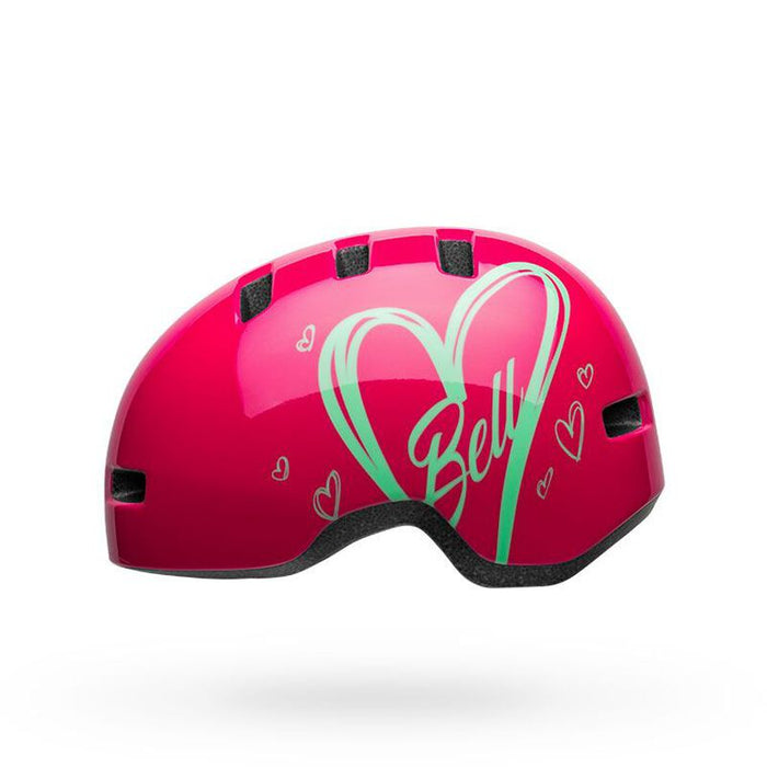 Bell Lil Ripper Adore Gloss Pink Youth Bike Helmet Left