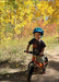 Strider 12 Sport Balance Bike on the trail