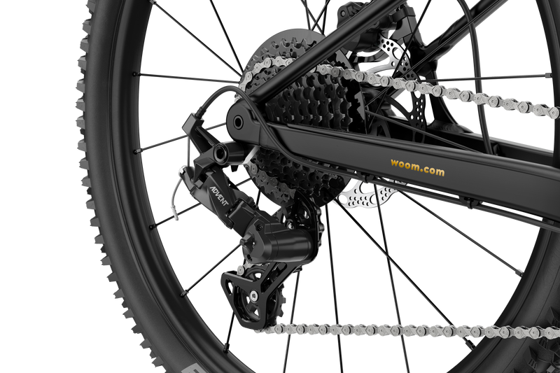 Woom OFF 5 Kids Mountain Bike (24" 9-Speed) - Rel. C - rearderailleur