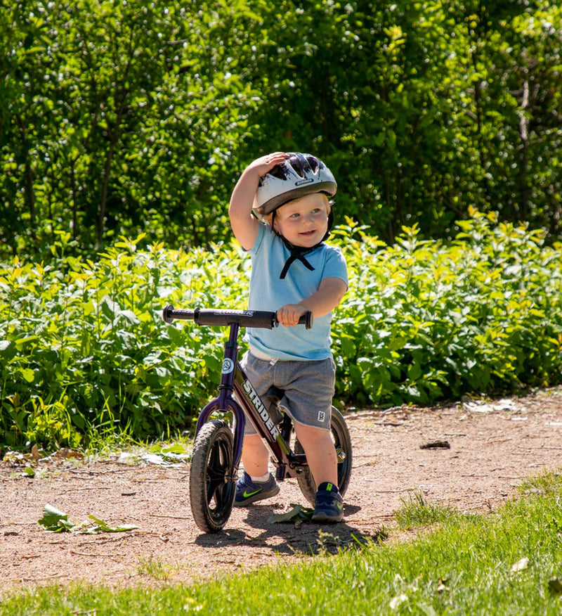balance bike with helmet Strider Sports Pro 12 Balance Bike