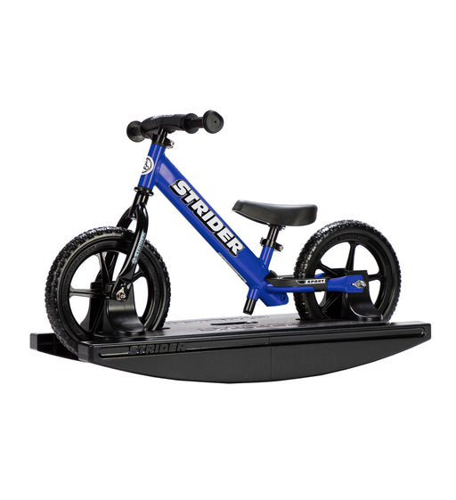 Strider 12 Sport 2-In-1 Rocking Bike (Balance Bike + Rocking Base) - Blue