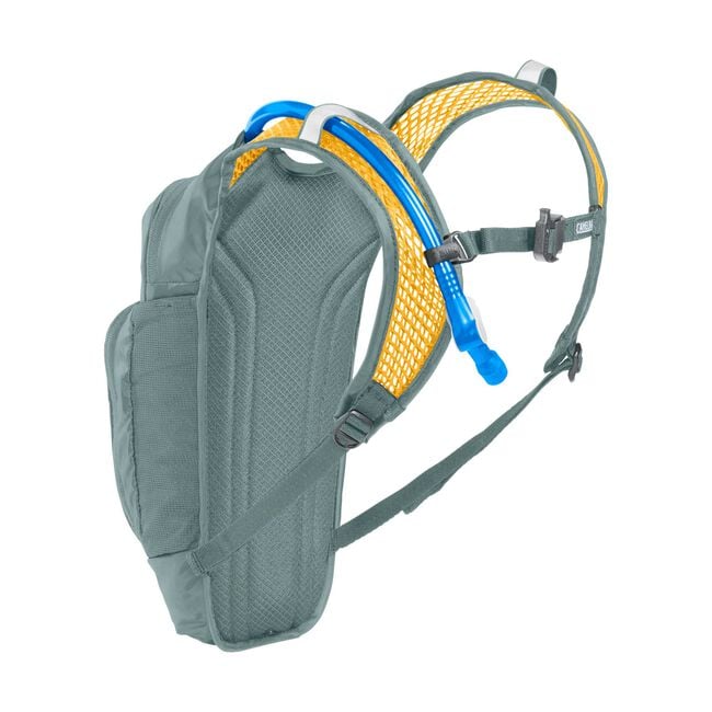CamelBak Kids' Mini M.U.L.E. 50oz Hydration Pack: Stormy Sea / Mango