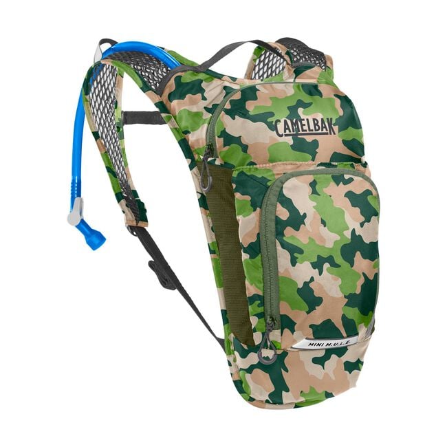 CamelBak Mini M.U.L.E. 50oz Kids Hydration Pack - Camo from back