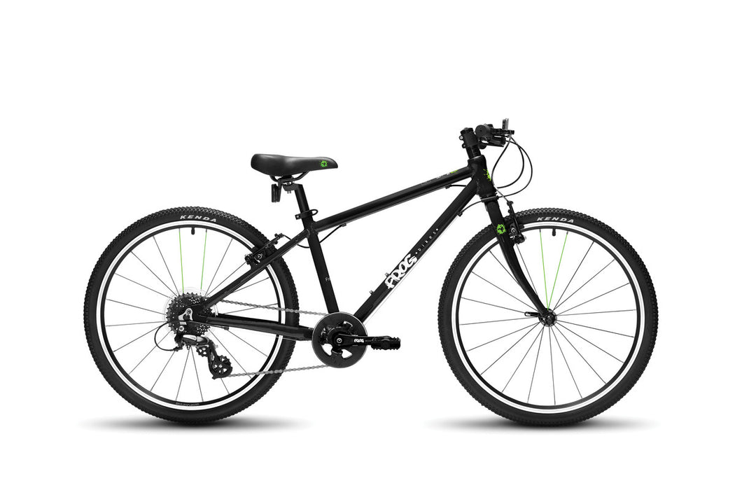 Frog 61 Hybrid Bike (24" 8-Speed) in Black