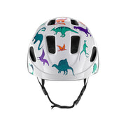 Lazer Pnut KinetiCore Kids Bike Helmet - Dinosaurs from front