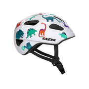 Lazer Pnut KinetiCore Kids Bike Helmet - Dinosaurs from side