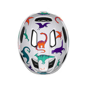 Lazer Pnut KinetiCore Kids Bike Helmet - Dinosaurs from top