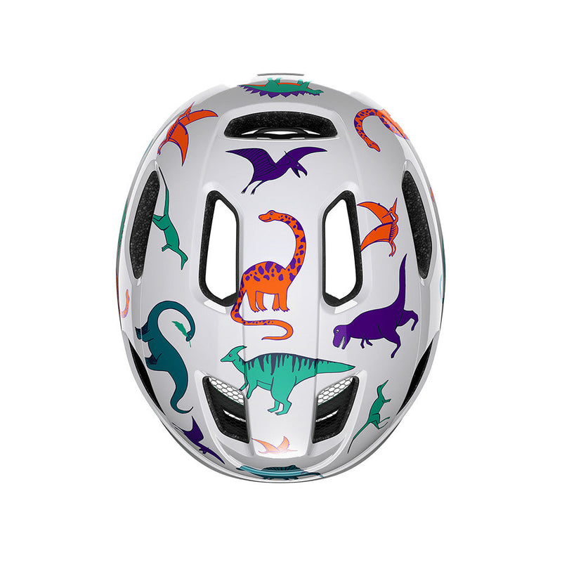 Lazer Pnut KinetiCore Kids Bike Helmet - Dinosaurs from top