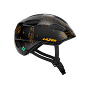 Lazer Pnut KinetiCore Kids Bike Helmet - Flying Rockets from side