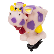 Sunlite Bike Squeeze Horn (Animal Designs) - Pink Cow with Purple Spots