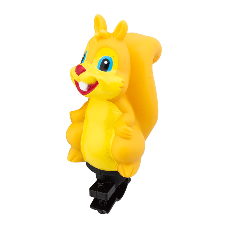 Sunlite Bike Squeeze Horn (Animal Designs) - Yellow Squirrel
