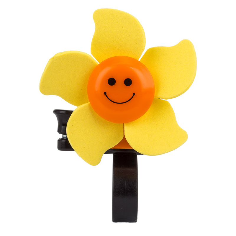 Sunlite Windmill Flower Bell - Yellow, Orange and Flower Design from Front