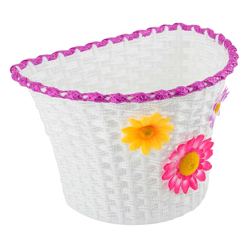 Sunlite Classic Flower Bicycle Basket