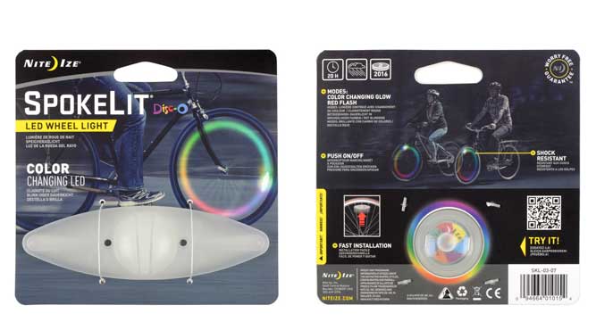 Nite Ize SpokeLit LED Wheel Light - Disco