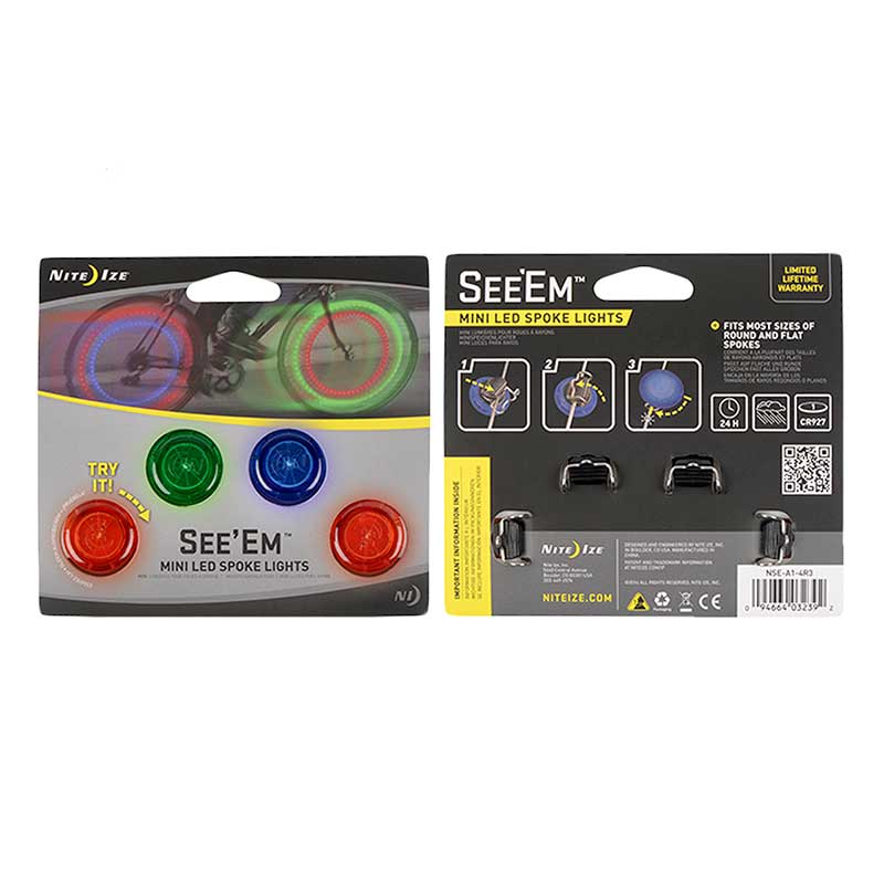 Nite Ize See 'Em LED Wheel Light 4 Pack