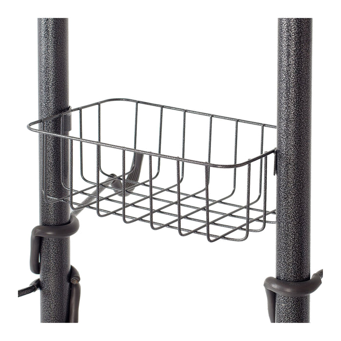 Delta Four Bike Free-Standing Rack with Basket