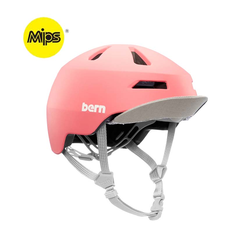 Bern Nino 2.0 Youth MIPS Matte Grapefruit Bike Helmet