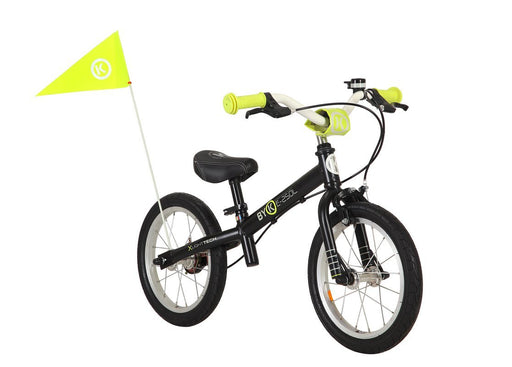 ByK E-250L Balance Bike in Black with Neon Yellow