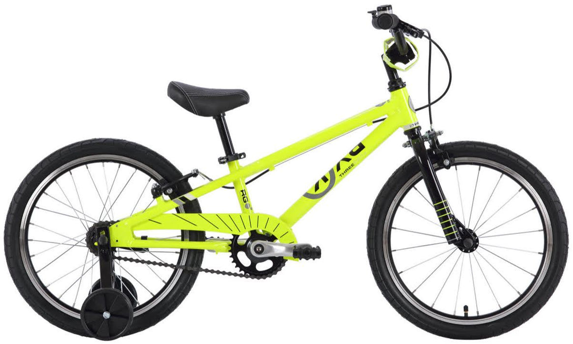ByK E-350 18" Kids Bicycle in Neon Yellow