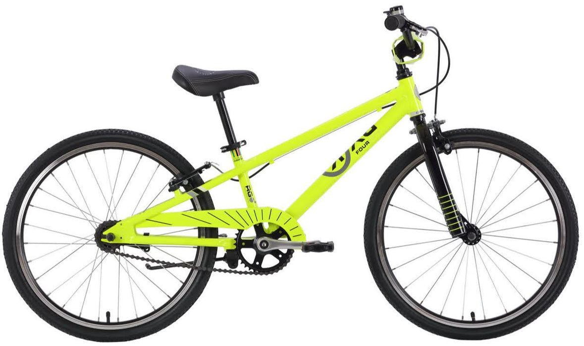 ByK E-450 20" Kids Bicycle in Neon Yellow Side View