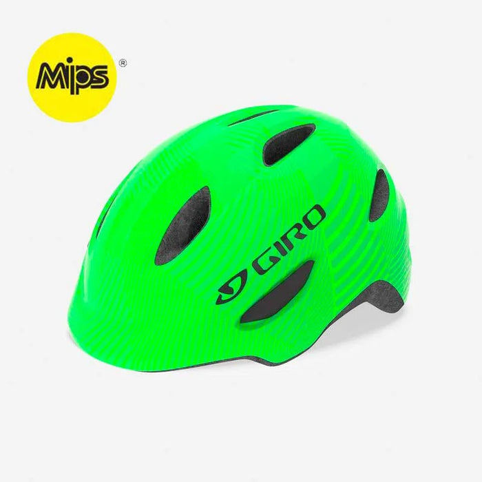 Giro Scamp MIPS Bright Lime Youth Bike Helmet
