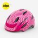 Giro Scamp MIPS Bright Pink and Pearl Youth Bike Helmet