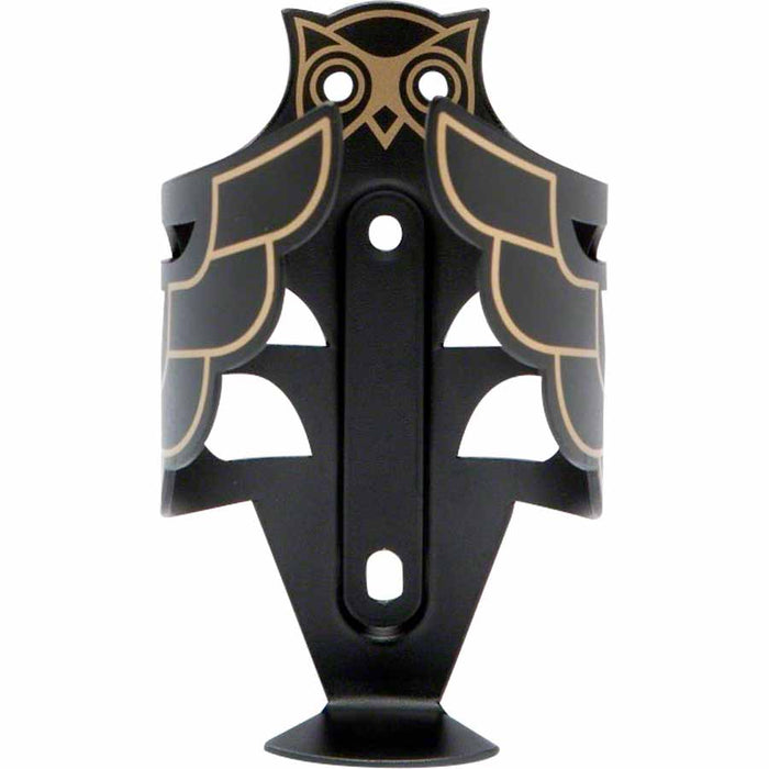 PDW Snowy Owl Water Bottle Cage in Black/Gold