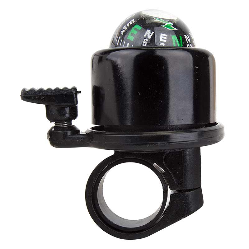 Sunlite Compass Bike Bell - Black with Compass from Side