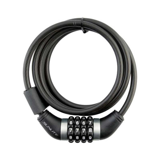 Sunlite Resettable Combo Lock in Black