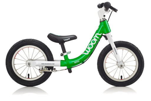 Woom 1 Balance Bike in Green