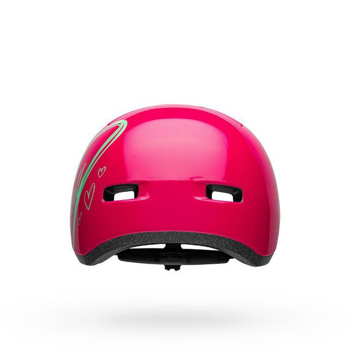 Bell Lil Ripper Adore Gloss Pink Youth Bike Helmet Back