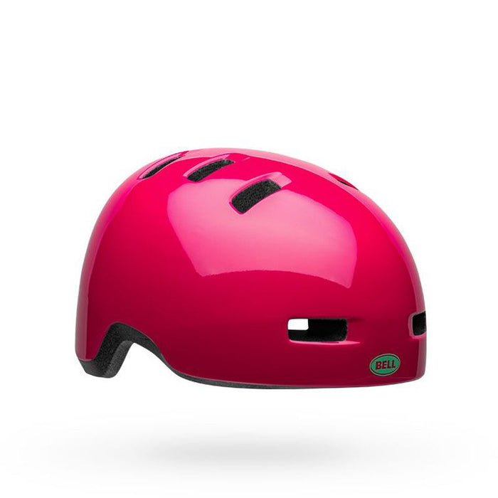 Bell Lil Ripper Adore Gloss Pink Youth Bike Helmet Right Angle