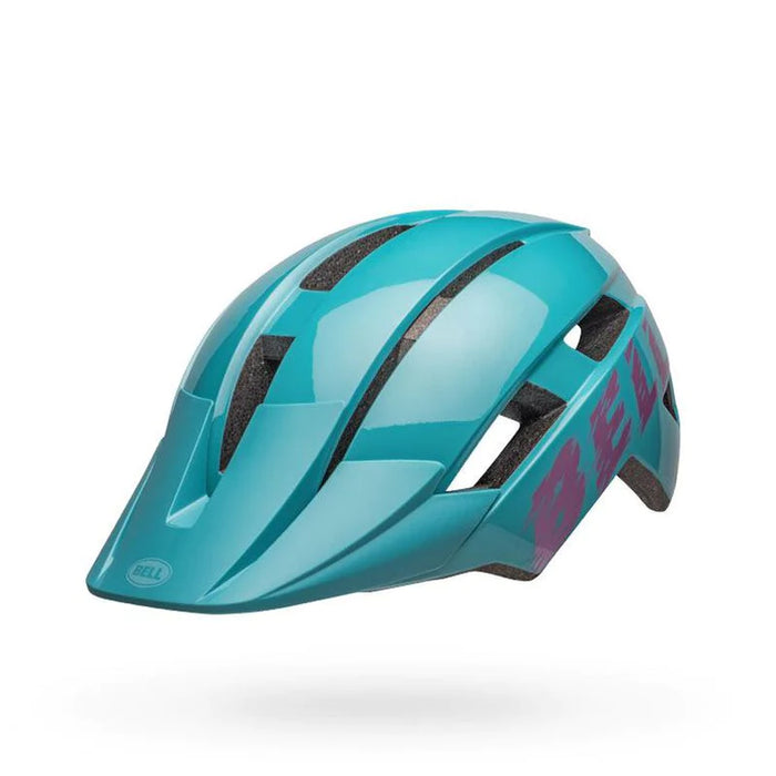 Bell Sidetrack II Light Blue and Pink Youth Bike Helmet