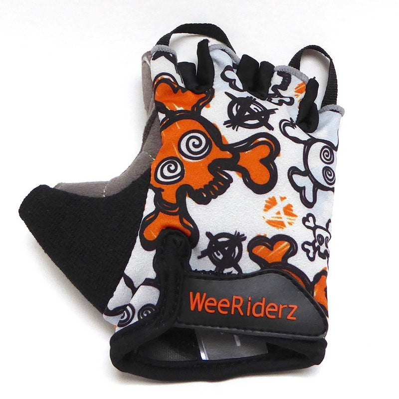 ZippyRooz Skulls Kids Bike Gloves