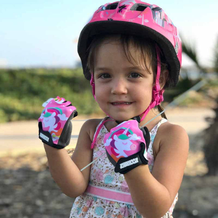 ZippyRooz Unicorn Kids Bike Gloves