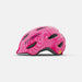 Side view Giro Scamp MIPS Bright Pink and Pearl Youth Bike Helmet Profile
