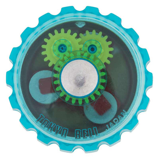 Mirrycle JelliBell Bike Bell - Turquoise Blue from Top