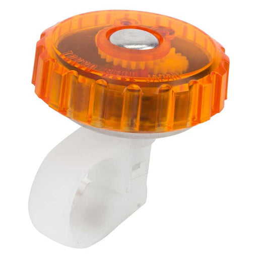 Mirrycle JelliBell Bike Bell - Orange from Side