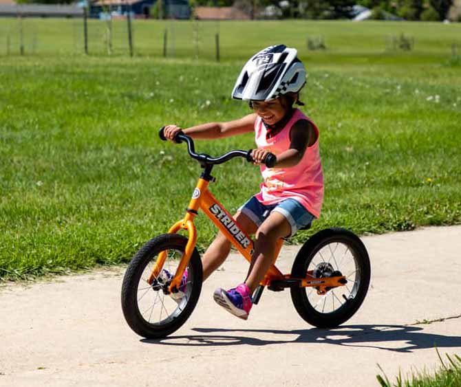 Strider 14x Sport Balance Bike in Totally Tangerine