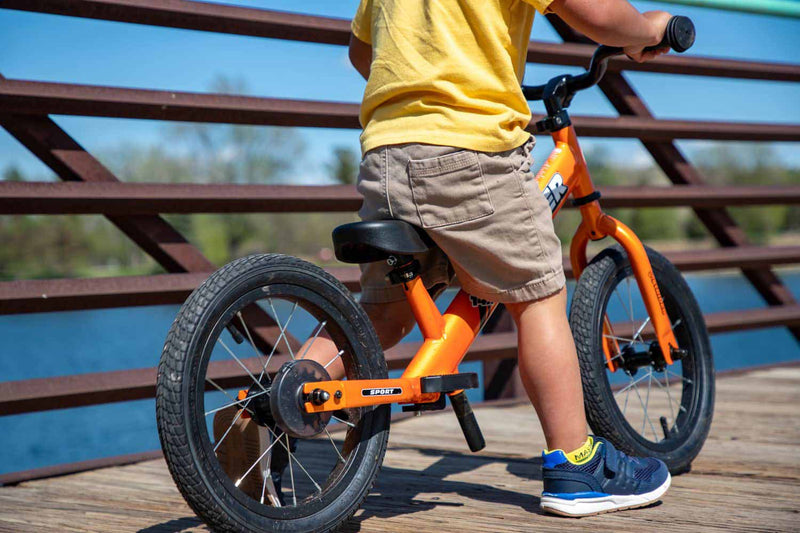 strider bike to pedal bike Strider 14x Convertible Bike Rocket Red