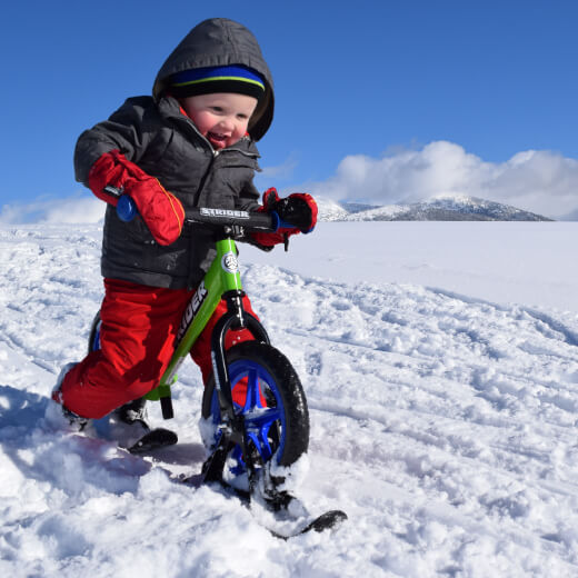 Strider 12 Snow Skis Set — Ready Set Pedal - Main Image